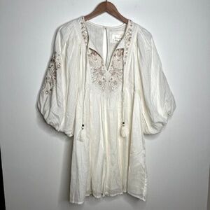 NWT Anthropologie Cream Dress